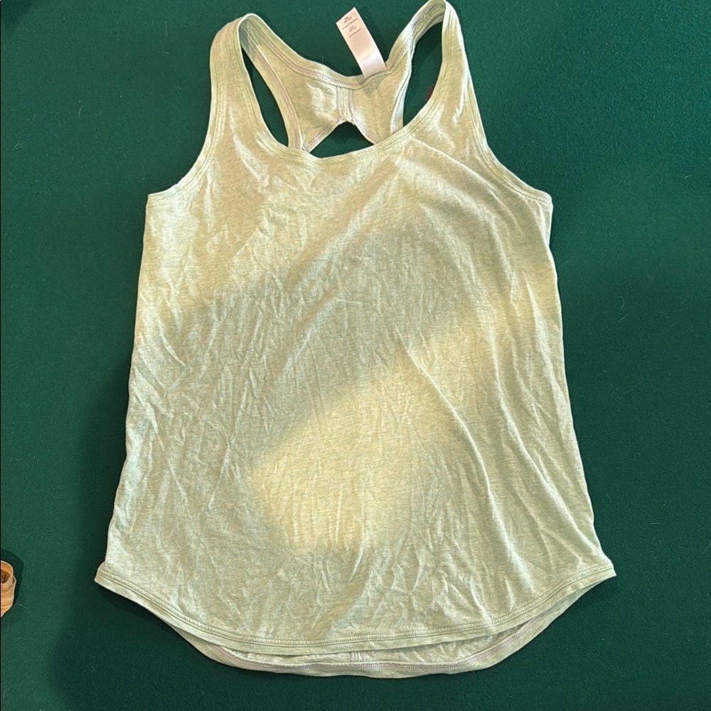 Mint Green Racerback Tank Top